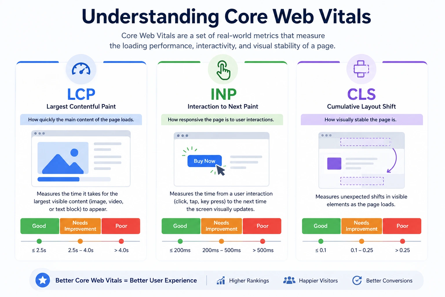 better Understanding of Core Web Vitals