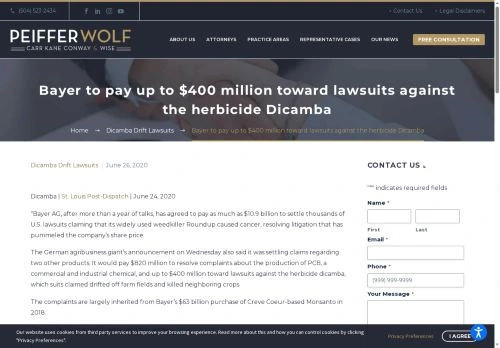 Dicamba Drift project screenshot
