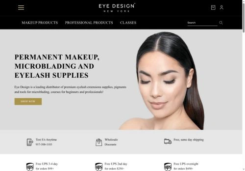 Eye Design Store project screenshot