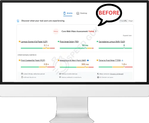 WordPress speed optimization and Core Web Vitals fixes for business sites and WooCommerce stores