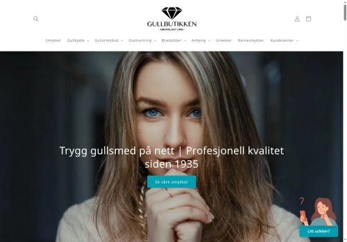 Gullbutikken project screenshot