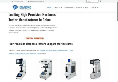 Hardness Gauge website screenshot