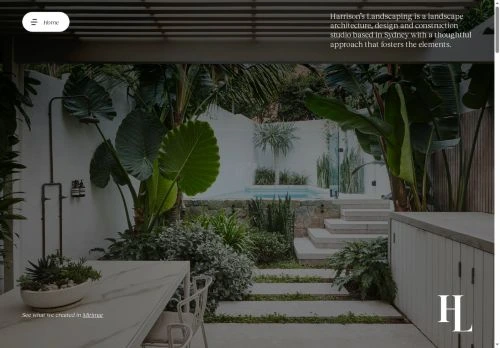Harrisons Landscaping project screenshot
