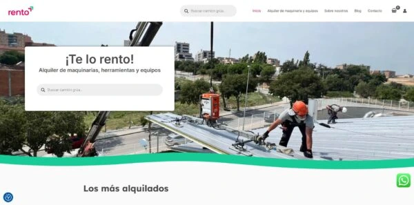 Telorento website screenshot