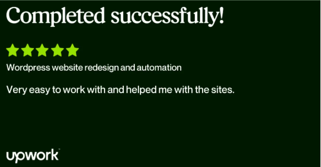 upwork-Speed optimization review